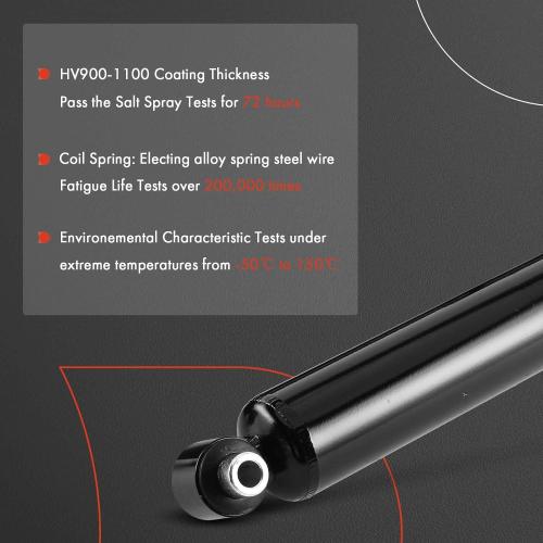 A-Premium Rear Shock Absorber Compatible with Ford Transit Connect 2014 2015 2016 2017 2018, Driver and Passenger Side