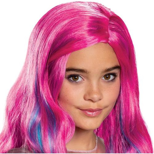 Size 160 Disguise Audrey Descendants 3 Girls Polypropylene, Wig Standard, pink