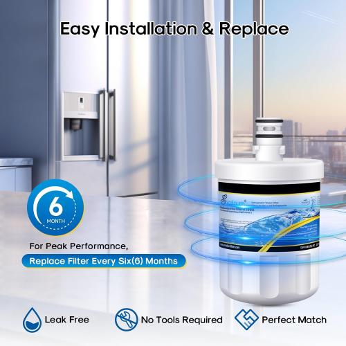 EXCELPURE Water Filter Replacement for LG LT500P, 5231JA2002A, 3PACK | Replacement for LG LT500P, Kenmore 9890, LFX25974ST, GEN11042FR-08, LFX25973ST, ADQ72910902, HDX FML-1,LFX25973D, CLCH110