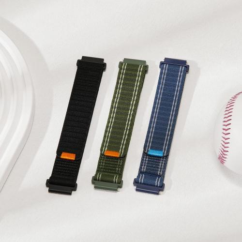 Fabric Band Compatible for Samsung Galaxy Watch 7/6/5/4 Series, Adjustable and Eco-Friendly Sport Loop Band for Galaxy Watch Active/Galaxy Active 2/Galaxy Watch 3(41mm)