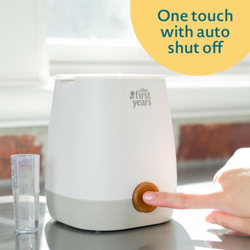The First Years Baby Bottle Warmer and Sterilizer - Pacifier and Bottle Nipple Sanitizer - Feeding Baby Essentials for Formula or Breast Milk - Holds Multiple Sizes