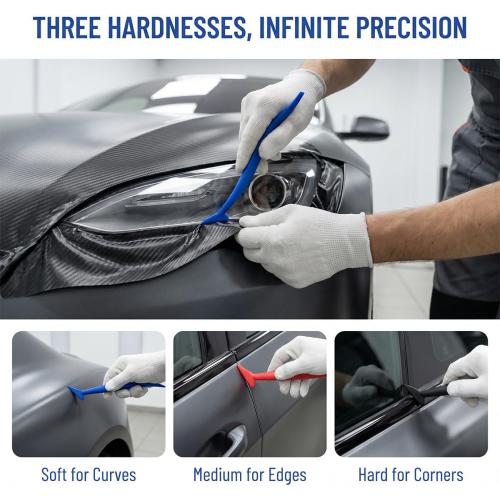 15 Piece Car Micro Squeegee Tool Set
