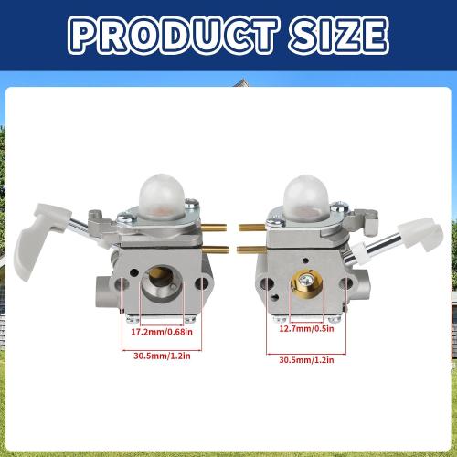 308054114 Carburetor for Homelite 26B Leaf Blower fit UT09526 Carburetor 308054075 Tune Up Kit with Air Filter Adjusting Tool Fuel Line