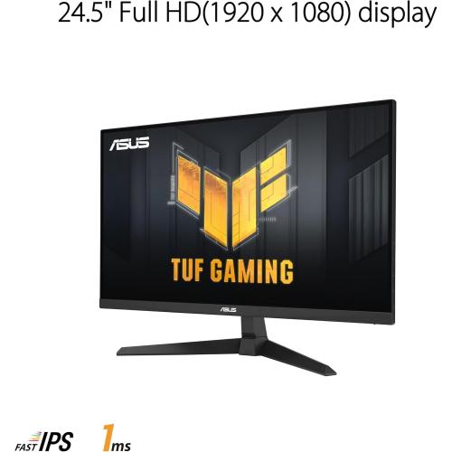 ASUS TUF Gaming 25” (24.5 viewable) 1080P Gaming Monitor (VG259Q3A) – FHD, 180Hz, 1ms, Fast IPS, Extreme Low Motion Blur, FreeSync, Variable Overdrive, Speakers, 99% sRGB, Shadow Boost