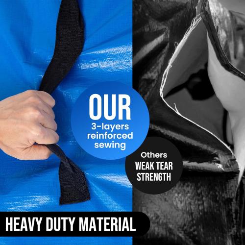 TAILI Queen Mattress Bags for Moving and Storage, Heavy Duty Moving Supplies Mattress Cover with Reinforced Handles, Storage Cover Essentials Packing Protector