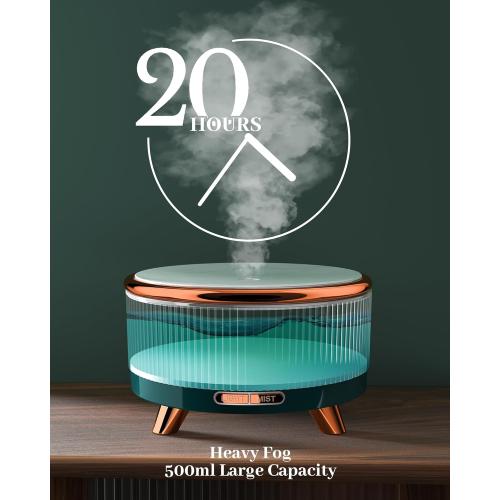 Essential Oil Diffuser for Home, Diffusers for Essential Oils Large Room, 500ml Aromatherapy Diffuser, 7 Colors Changed
