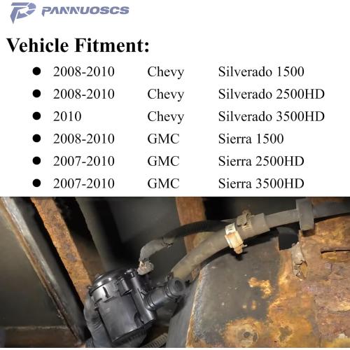 Vapor Canister Vent Valve/Solenoid P0446 Fit for 2007-2019 Chevy Silverado 1500 2500 3500/GMC Sierra 1500 2500 3500 Fuel Tank Vapor Emission Canister Vent Solenoid CVS191 911-099 23103351