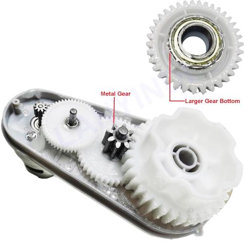 24V Motor RS775 Gearbox Replacement Parts for Ride On Toys Car High Speed Power Wheels Motors Upgrade High Torque DC Motor Parts for Kids Electric Car Upgrade Accessories