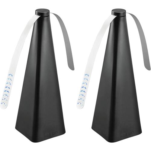 Treva Bug Fan Fly Deterrent with Holographic Blades to Clear Bugs, Mosquitoes, and Flies, Battery Powered Fly Fan 2 Pack