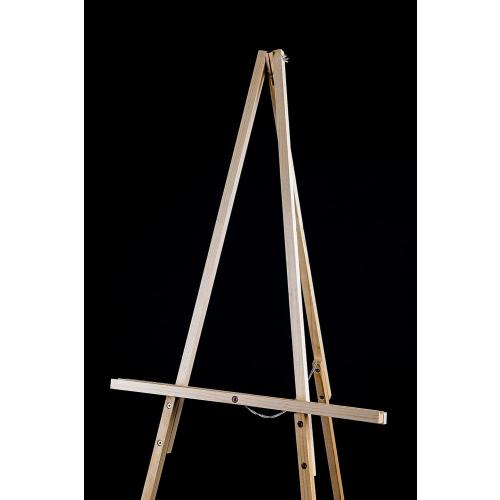 Wood Easel for Wedding or Any Event's Framed Picture Display  l Events Flower Display l Wood Easel Floral (Natural)