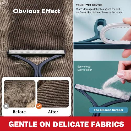 Pet Hair Removal Tools (3-Pack), Dog Cat Hair Remover Pro, Lint Shaver Cleaner, Fur Removal Carpet Scraper, Fuzz Hairball Brush for Carpet, Car Mat, Clothes, Couch, Pet Bed, Cat Tree, Furniture