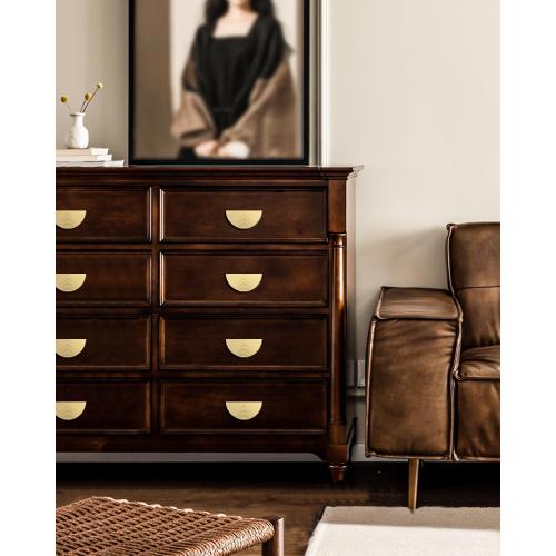 Gold Drawer pulls Brushed Brass Cabinet pulls Modern Gold Cabinet Handles Drawer Handles for Dresser Bathroom (4Pack-Lengths:4inch Semicircle)