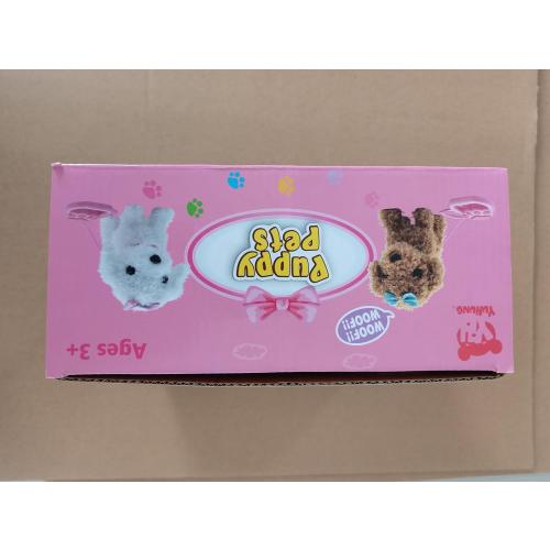 YH YUHUNG Walking and Barking Dog Toys for Kids with Remote Control Leash, Plush Electronic Pets Puppy Interactive Dog That Walk, Bark, Head Nod, Wags Tail(White)