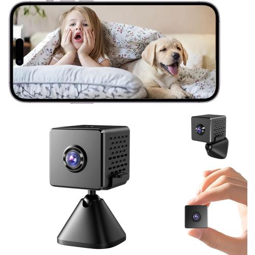 Hidden Camera, Spy Camera with 4K Live View, Motion Detection Nanny Cam Hidden Camera, Mini Camera with Cloud & SD Storage, Night Vision Spy Cam, Quick Setup Indoor Camera for Baby, Pet and Older