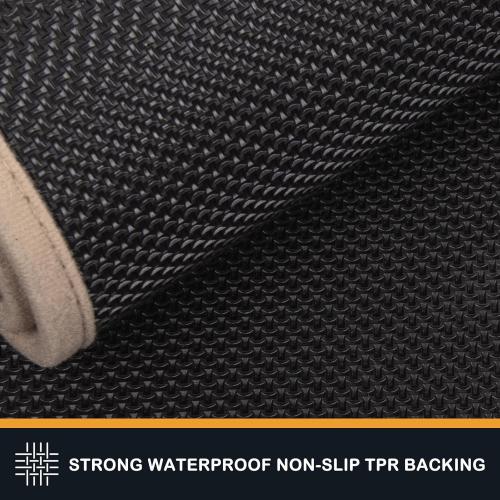 PURRUGS Dirt Trapping Door Mat 34 x 59, Non-Slip Machine Washable Entry Rug, Shoe Scraper, Dog Doormat, Super Absorbent Welcome Mat for Front & Back Door, Muddy Shoes & Paws, Taupe