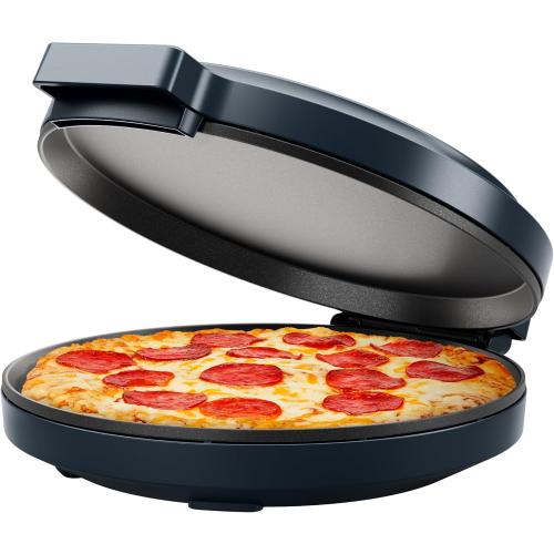 Chefman Everything Maker & Pizza Oven – 1440W Countertop Electric Pizza Maker with 12” Nonstick Cooking Plates, Plus Makes Quesadillas, Omelettes and More, with Indicator Lights and Vertical Storage
