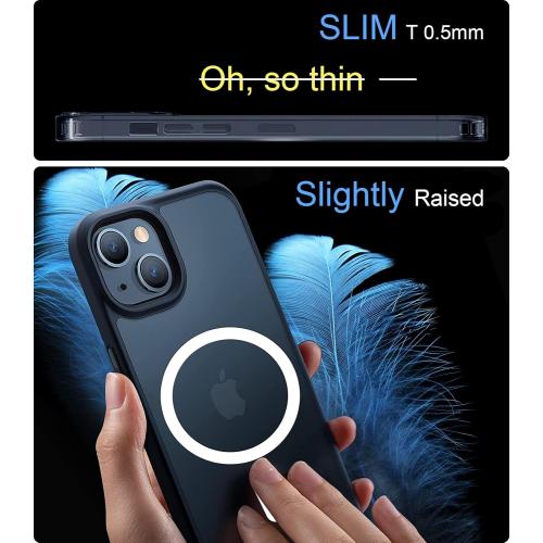 Metal Ring Compatible with MagSafe Sticker Designed for iPhone 12~17, Circle Magnetic Magnet Adapter Rings for Phone Case (White)