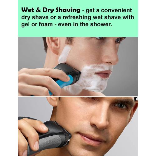 Series 5 Replacement Head 52S for Braun Electric Shaver, S5 Wet and Dry Replacement Head Compatible with Braun 5 Series Foil and Cutter 5190cc 5090 5020 (1 Count)