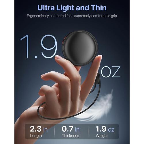Pocket Size Hand Warmers Rechargeable 2 Pack,20Hrs Long Safe Heat,0.5S Instant Heating,Ultra Thin Electric Hand Warmers,5 Levels Heating Fits in Gloves, Hunting Camping Hiking Essentials