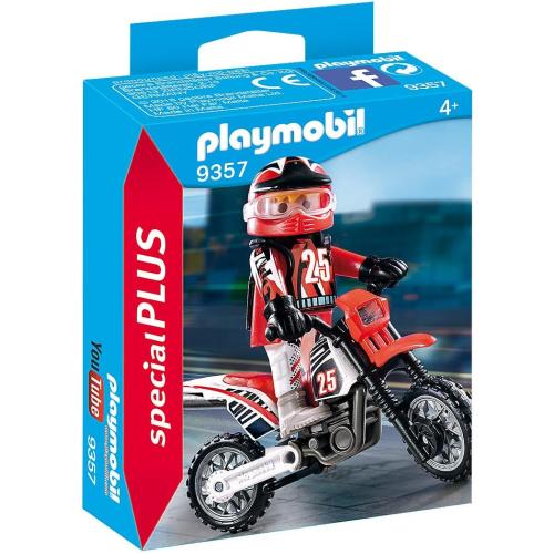 PLAYMOBIL Special Plus 9357 Motocross Driver