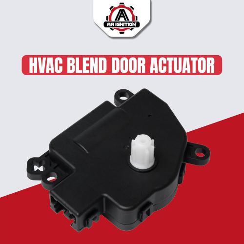 HVAC Air Blend Door Actuator Replacement by AA Ignition - Compatible with Chrysler, Dodge, Jeep, Ram - Avenger, Sebring, Caliber, Journey, Compass, Patriot, Wrangler, ProMaster - 604-029, 68018109AA