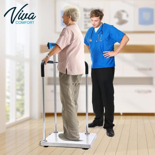 Medical Grade Digital Scale with Handles for Elderly, Bariatric Physician Scales, 660 lb / 300 kg Weight Capacity