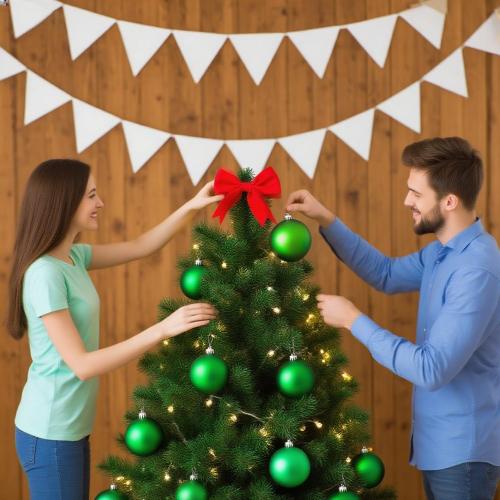 24ct Mini Christmas Balls Ornaments for Xmas Christmas Tree - Small Shatterproof Decor Hanging Ball for Holiday Wedding Party Decoration 1.18 Inch/30mm, Green