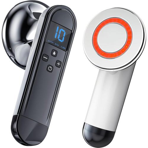Untesded...Body Sculpting Cellulite Massager Machine - Fat & Skin Tightening Anti-Cellulite Device with Red Light Therapy - Home Electric Cellulite Remover for Abdominal Waist Belly Arm Leg