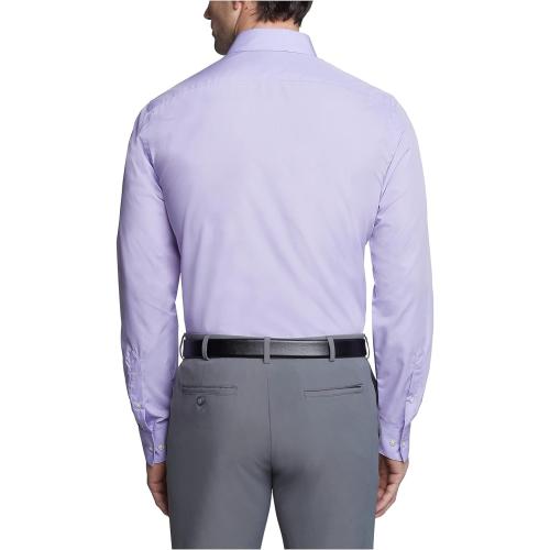 Armani Men's Dress Shirt Fitted lavender Solid size large