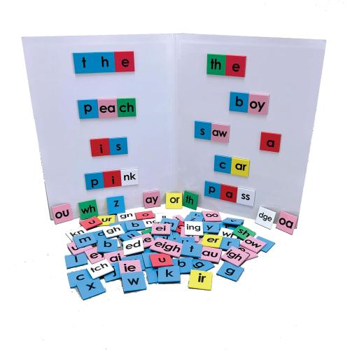 Elementary Magnet Set with Folding Board Made in The USA