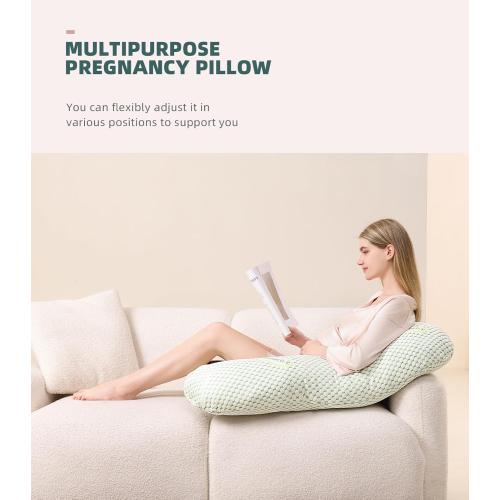 Oternal Pregnancy Pillow for Pregnant Women, Soft Pregnancy Body Pillow, Support for Back, Belly, HIPS, Legs, Maternity Pillow with Detachable and Adjustable Pillow Cover