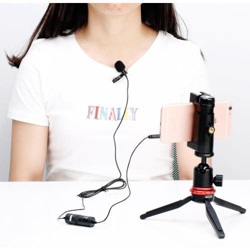BOYA by M1 Collar Microphone for Smartphones Canon Nikon DSLR Cameras Camcorders Audio Recorder PC