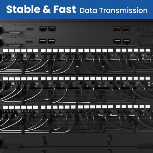 Ultra Clarity Cables Cat 6 Ethernet Cable 100 ft, Outdoor&Indoor 10Gbps Ethernet Cable, High Speed Cat6 Cable RJ45 LAN Internet Cable for Computer, Router, Modem, PS4/5, Xbox, Gaming - Black