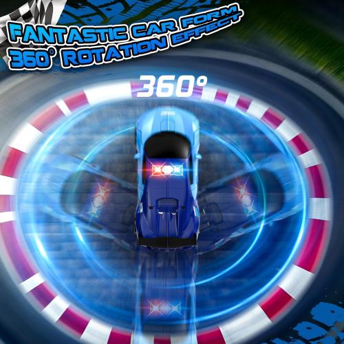 Remote Control Car, One-Click Becoming Robot Transforming Toys Car for Boys, Smooth Deformation, Demo Mode, 360° Rotation, Easy to Use, 2.4GHZ, with LED Lights, RC Cars for Christmas, Kids