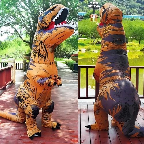 Size L 1010 RHYTHMARTS Inflatable Costume Dinosaur Inflatable Costumes T-rex Costumes Fancy Dress Halloween Costume Adult Costume
