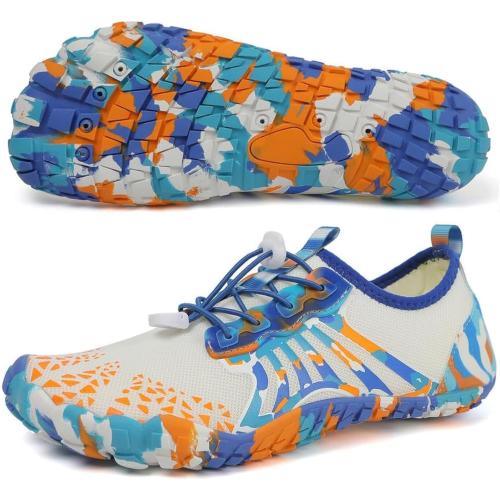 LIZRHA Water Shoes for Men and Women Quick Dry Aqua Swim Barefoot Shoes for Outdoor Fishing Beach Pool Boat Surfing Walking Water Park and Yoqa Activities Size Europe 42