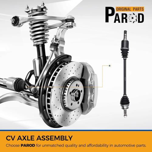 PAROD 2PCS 6607509 CV Axle Assembly Fit for 2014-2014 Subaru Forester, 2010-2014 Legacy, 2010-2014 Outback Front Drive & Passenger