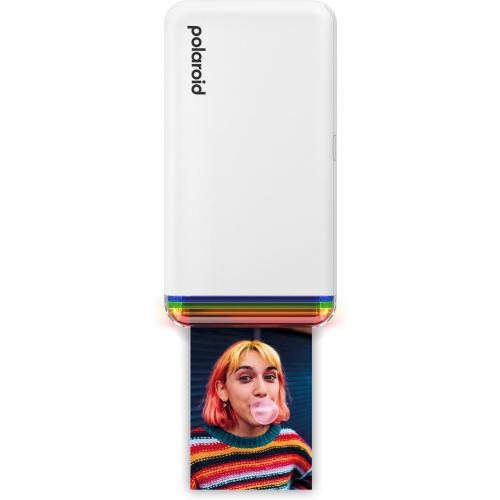 Polaroid Hi-Print - 2nd Generation Bluetooth Connected 2x3 Pocket Photo Dye-Sub Printer - White Printer Only (9128)