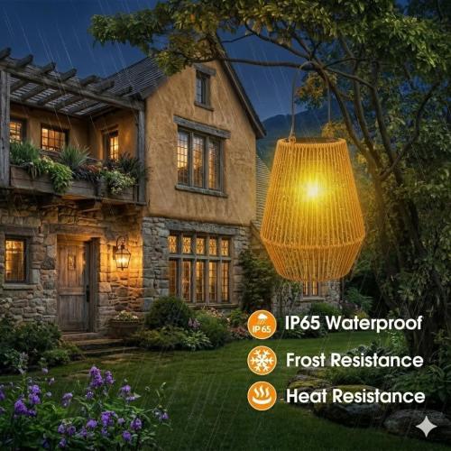 Solar Lanterns Outdoor Waterproof, KagoLing Solar Lanterns Outdoor Gifts for Women Mom Grandma Hanging Solar Lights Outdoor Garden Decor for Outside, Yard, Patio, Porch, Trees, Lawn, Pathway, 2 Pack