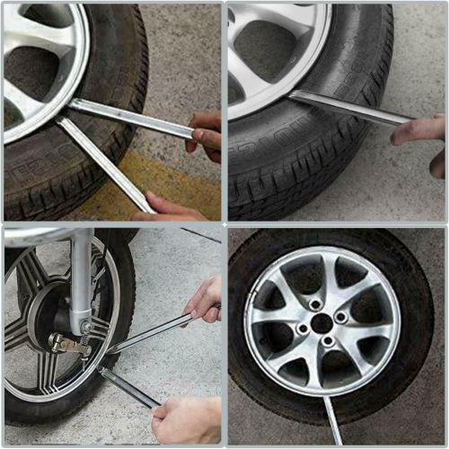 2PCS 24-Inch Tire Iron, Heavy Duty Tire Spoons Lever Bar, Professional Tire Changing Tool for Installing and Removing and Repairing Wheel Tires of Cars, Motorcycles, Scooter Bicycles