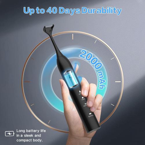 Voraiya Electric Flosser for Teeth Electric Flosser Dental Floss 3 Modes   50 Replacement Heads Rechargable Ultrasonic Power Flossing for Teeth Adults & Kids