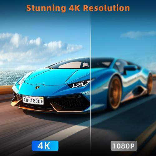 Dash Cam 4K WiFi Front Dash Camera for Cars, Mini Dashcams with App, Dashboard Camera with 24H Parking Mode, Night Vision, Loop Recording, Free 32G Card, Support Up to 256GB