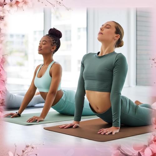 Timgle 24 Pack 68 x 24 Yoga Mat Bulk, 4mm Thick Extra Long Sports Mat Anti Slip Tear Resistant Yoga Exercise Set for Fitness Stretching Home Workout Gym and Studio