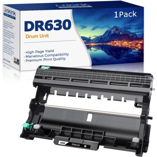 Ankink DR630 Compatible Drum Unit (Not Toner) Replacement for Brother DR-630 DR660 660 for MFC-L2700DW L2720DW L2740DW HL-L2300D L2320D L2340DW L2360DW L2380DW DCP-L2540DW Laser Printer,1 Pack
