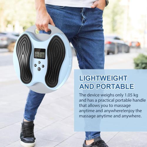 Rechargeable Foot Massager for Neuropathy, TENS & EMS Circulation Stimulator for Pain Relief and Plantar Fasciitis Cramps,EMS Foot Massager for Neuropathy with 4 Gel Pads,FSA HSA Eligible