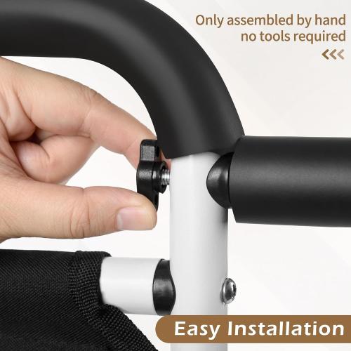 Bed Rails Grab Bar Bed Handrails for Elderly Adults Safety, Bed Cane for Seniors with Foam Handle and Storage Pocket, Adjustable Bedside Assist,ASTM Approved.