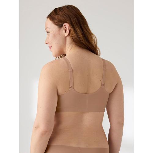 True & Co Women's Soft Form V Neck Adjustable Strap Bra (M)