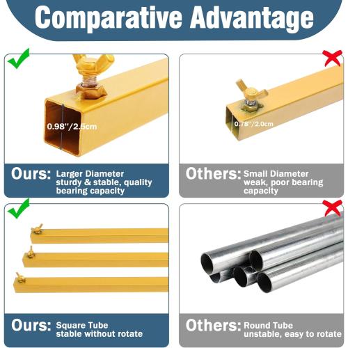 Fomcet 6.6FT x 10FT Backdrop Stand Heavy Duty with Base Gold Pipe and Drape Square Backdrop Stand Adjustable Portable Metal Arch Frame for Wedding Baby Shower Birthday Parties Banquet Decorations