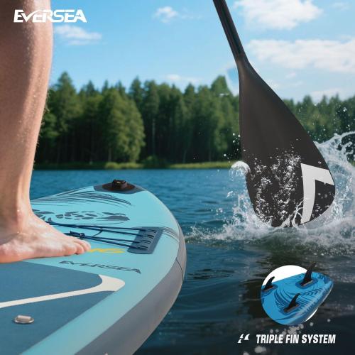 Size 11 ft Stand-Up Paddle Boards, 11 ft Inflatable Paddle Board with Camera Bracket, 3 Main Fin, 33 in Wide Stable All-Around Paddleboard for All Levels of Players