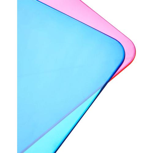 Amazon Basics Colorful, Sturdy, Lightweight Plastic Clipboards, Pack of 6, Letter Size, Assorted Colors